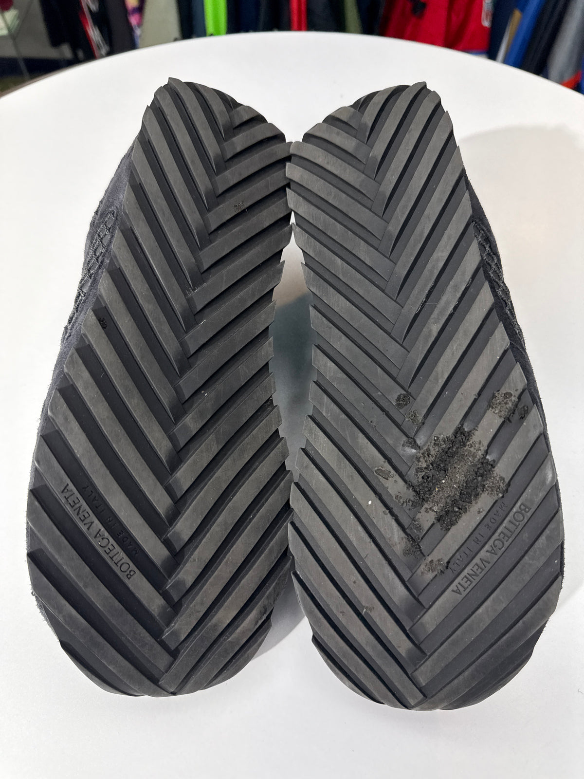 Preowned Bottega Veneta Orbit Sneaker Black Suede