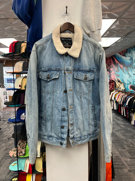 True Religion Sherpa Denim Jacket