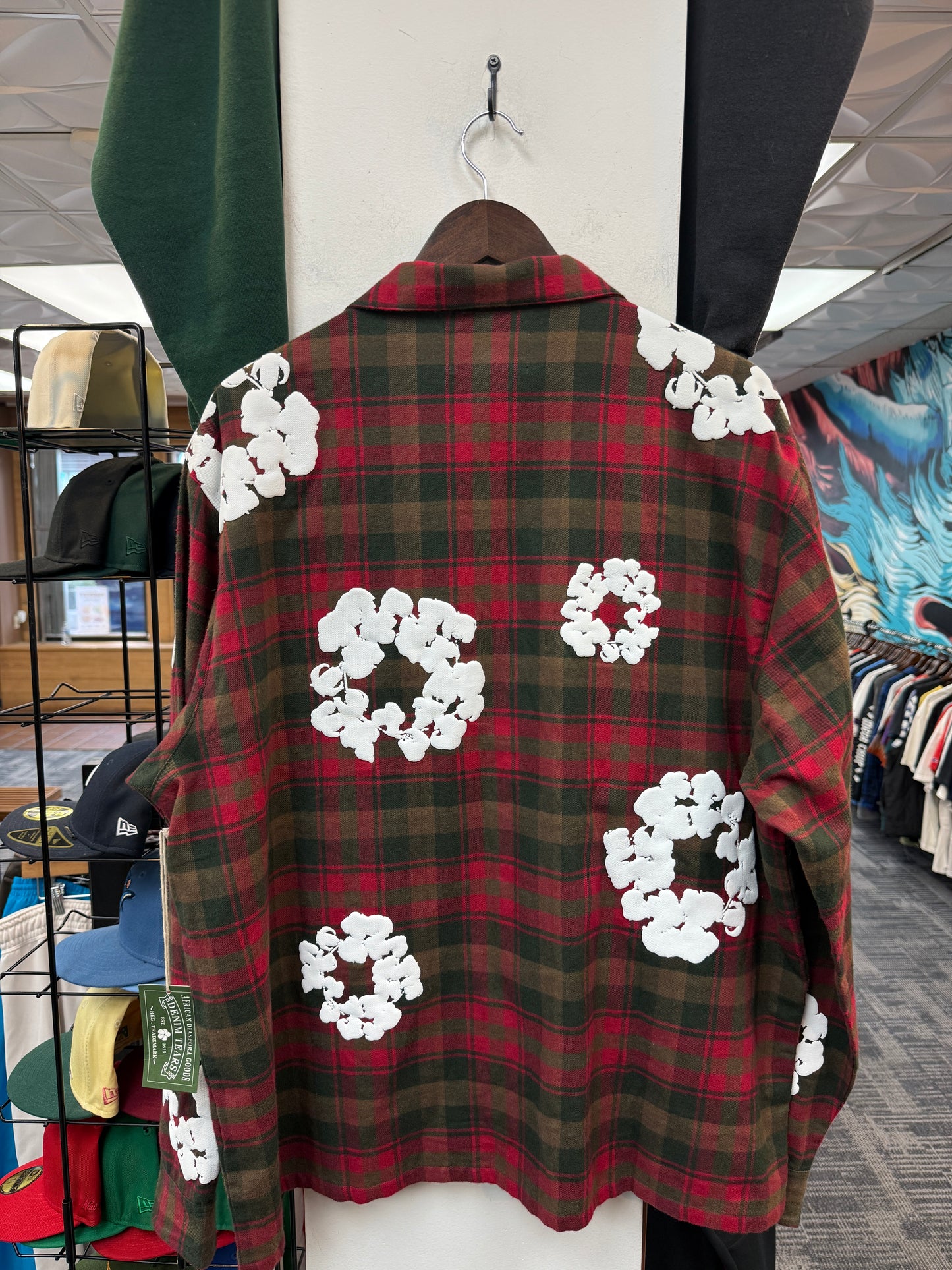 New Denim Tears Wreath Pajama Shirt