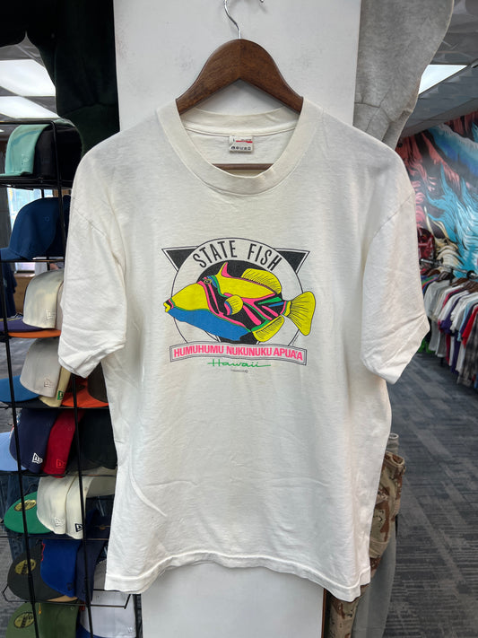 Vintage Hawaii State Fish Graphic Tee