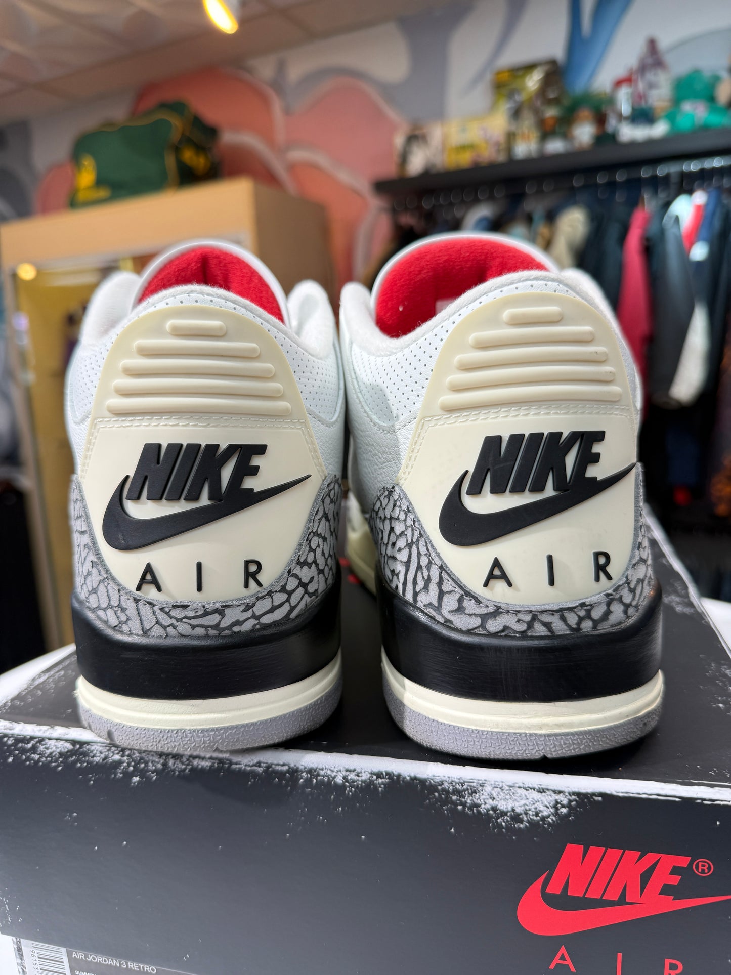 Preowned Reimagined White Cement Jordan 3