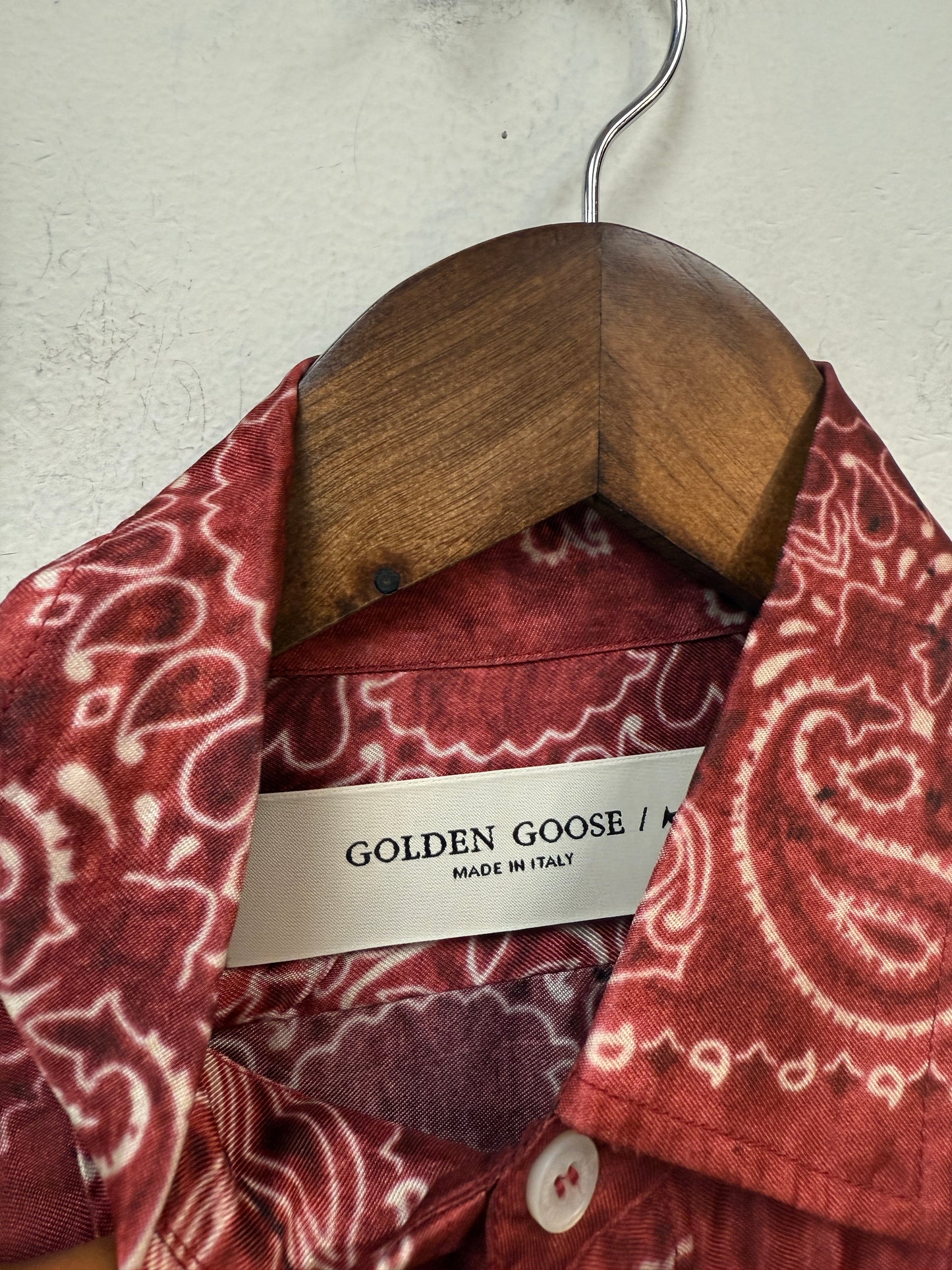 Golden Goose Badana Print Button Up