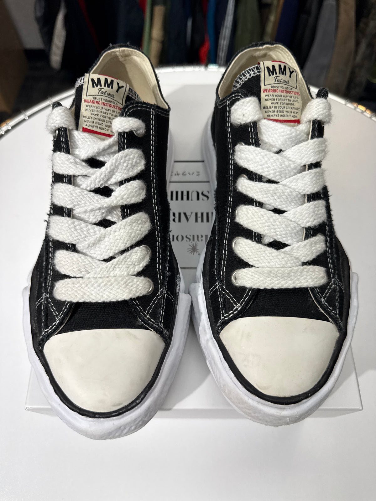 Preowned Maison Mihara Yasuhiro Peterson OG Canvas Low