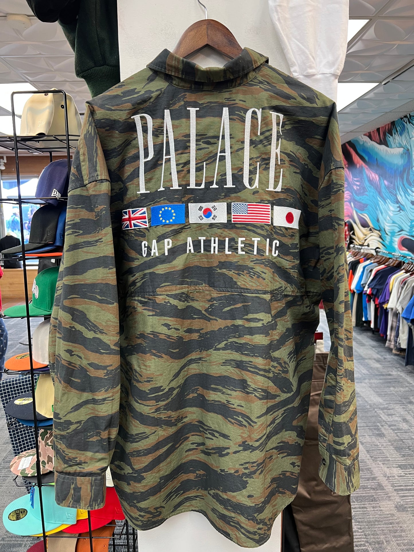 Palace x Gap Oxford Camo Button-Up