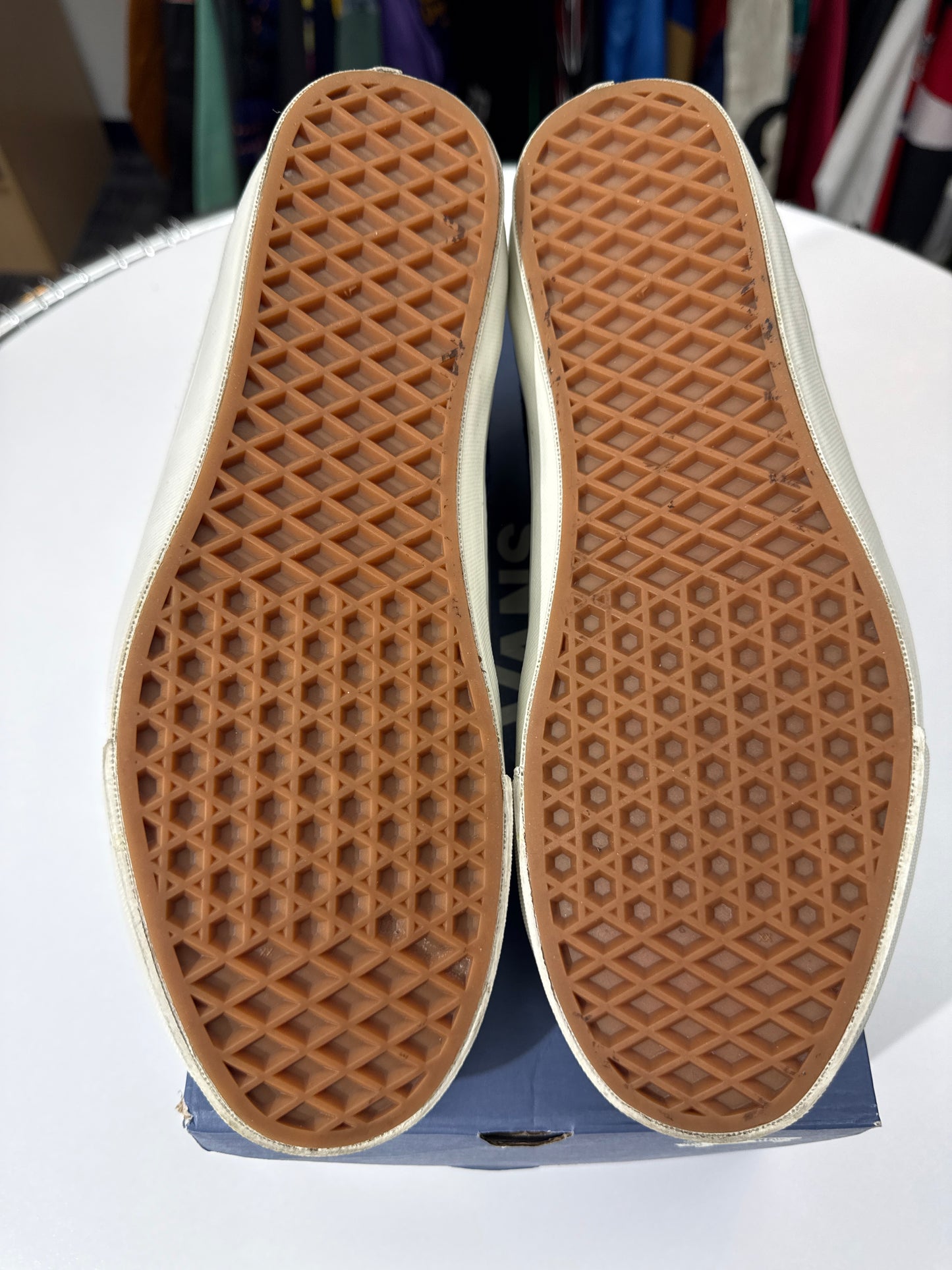 Preowned Vans Premium LX Old Skool 36 Knit Cheetah Navy