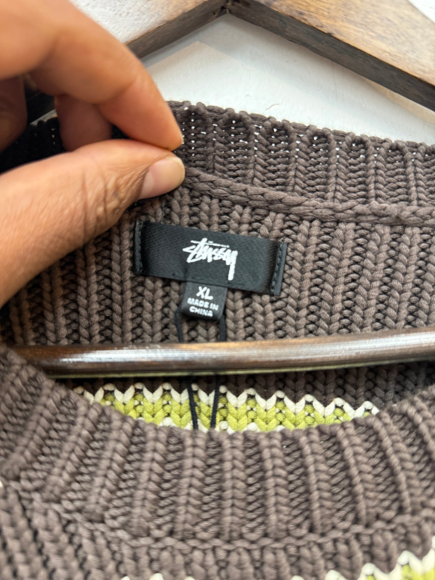 New Stussy Chunky Stripe Sweater