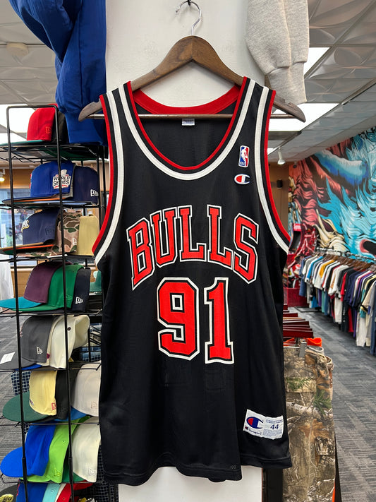 Vintage Champion Dennis Rodman Bulls Jersey