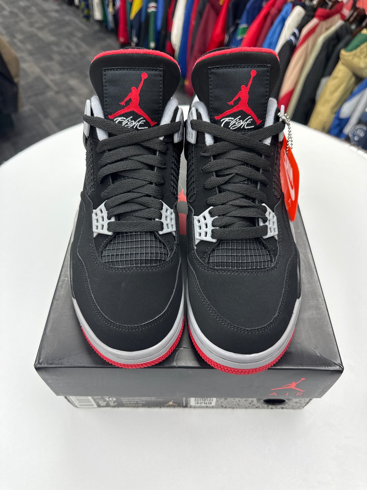 New Jordan 4 Bred