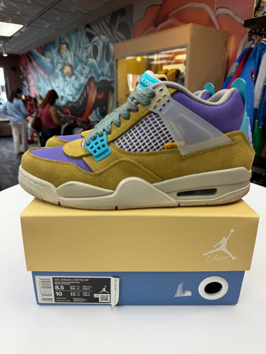Preowned Union Desert Moss Jordan 4