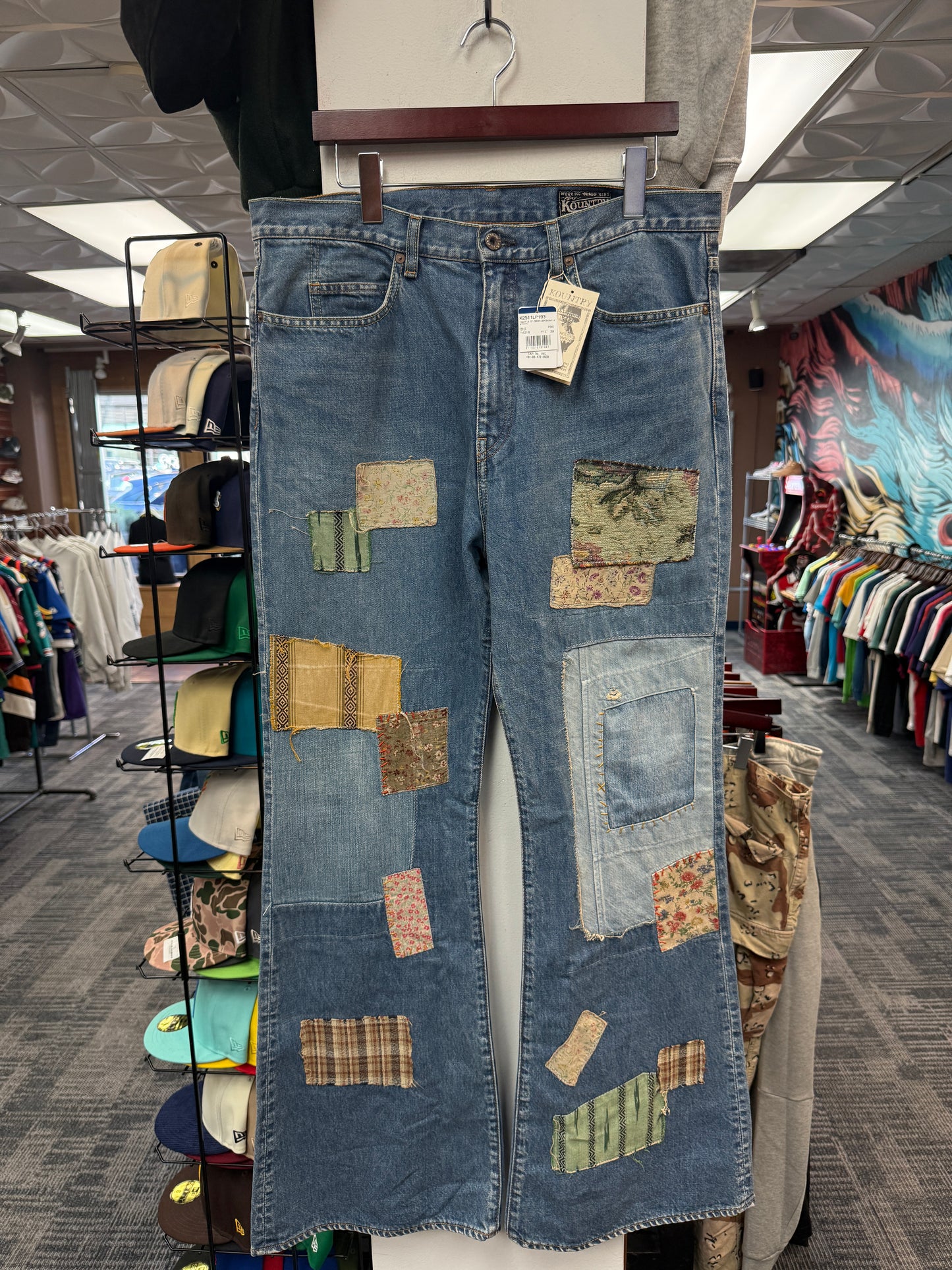 Kapital 14oz Denim Okabellbo Flare Jeans