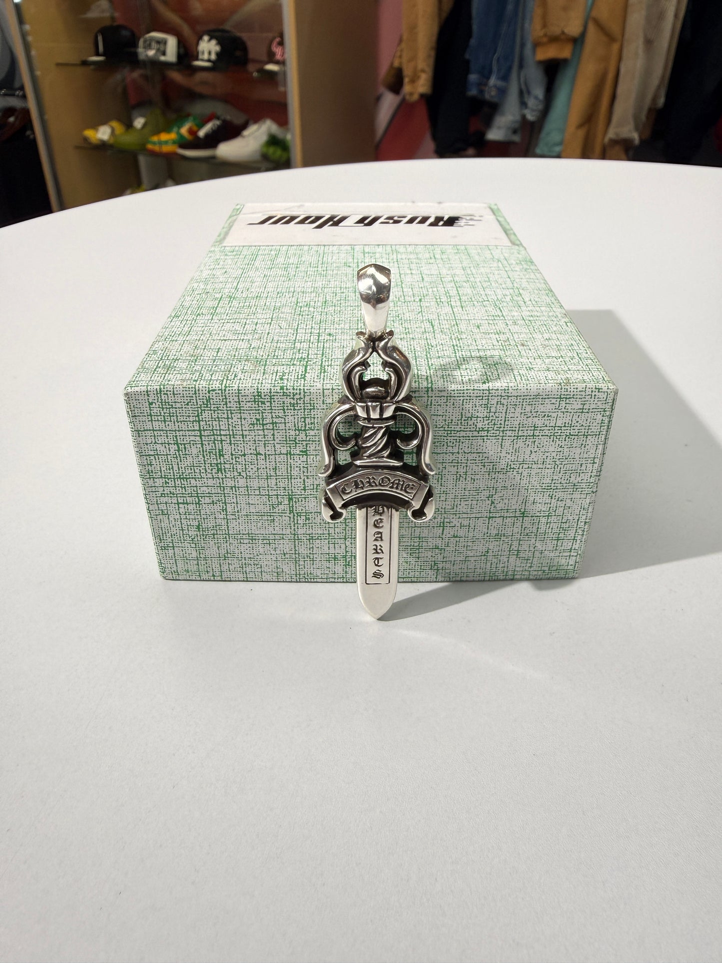 New Chrome Hearts Large Dagger Pendant
