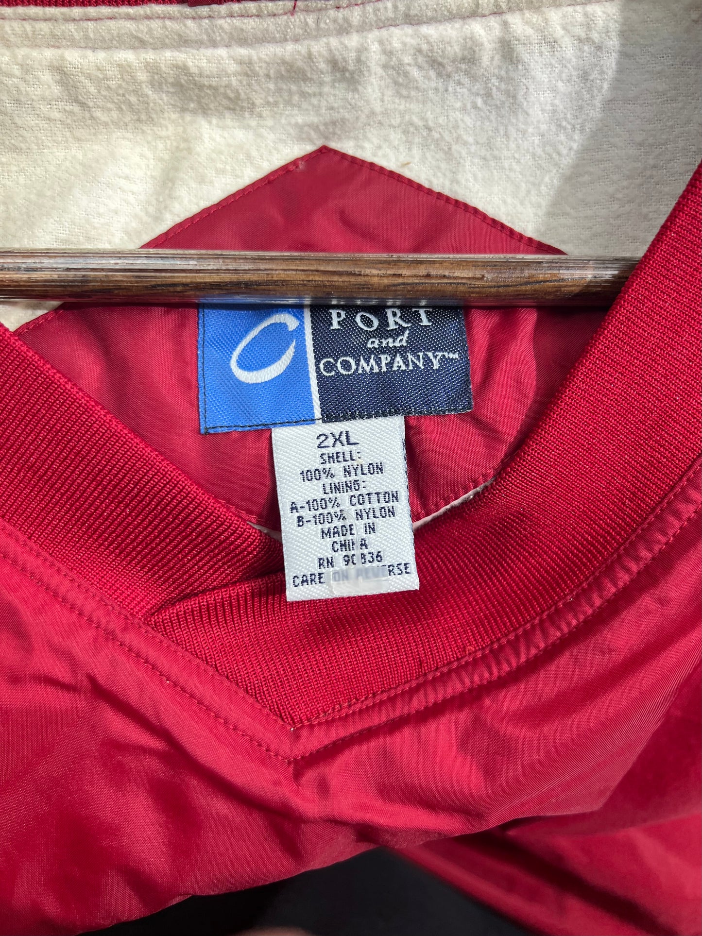 Rush Crest Windbreaker Red/White