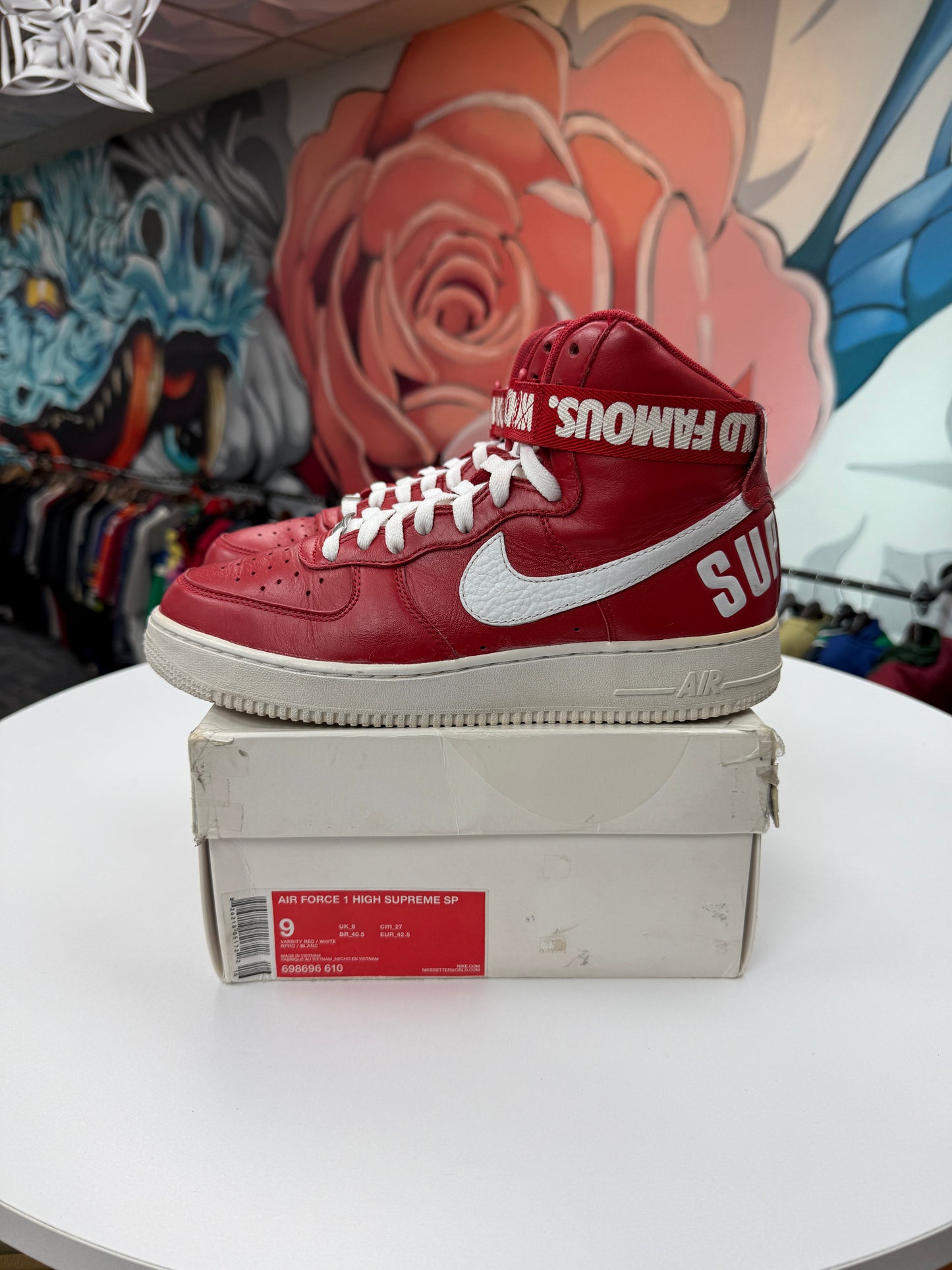 Preowned Supreme Air Force 1 High