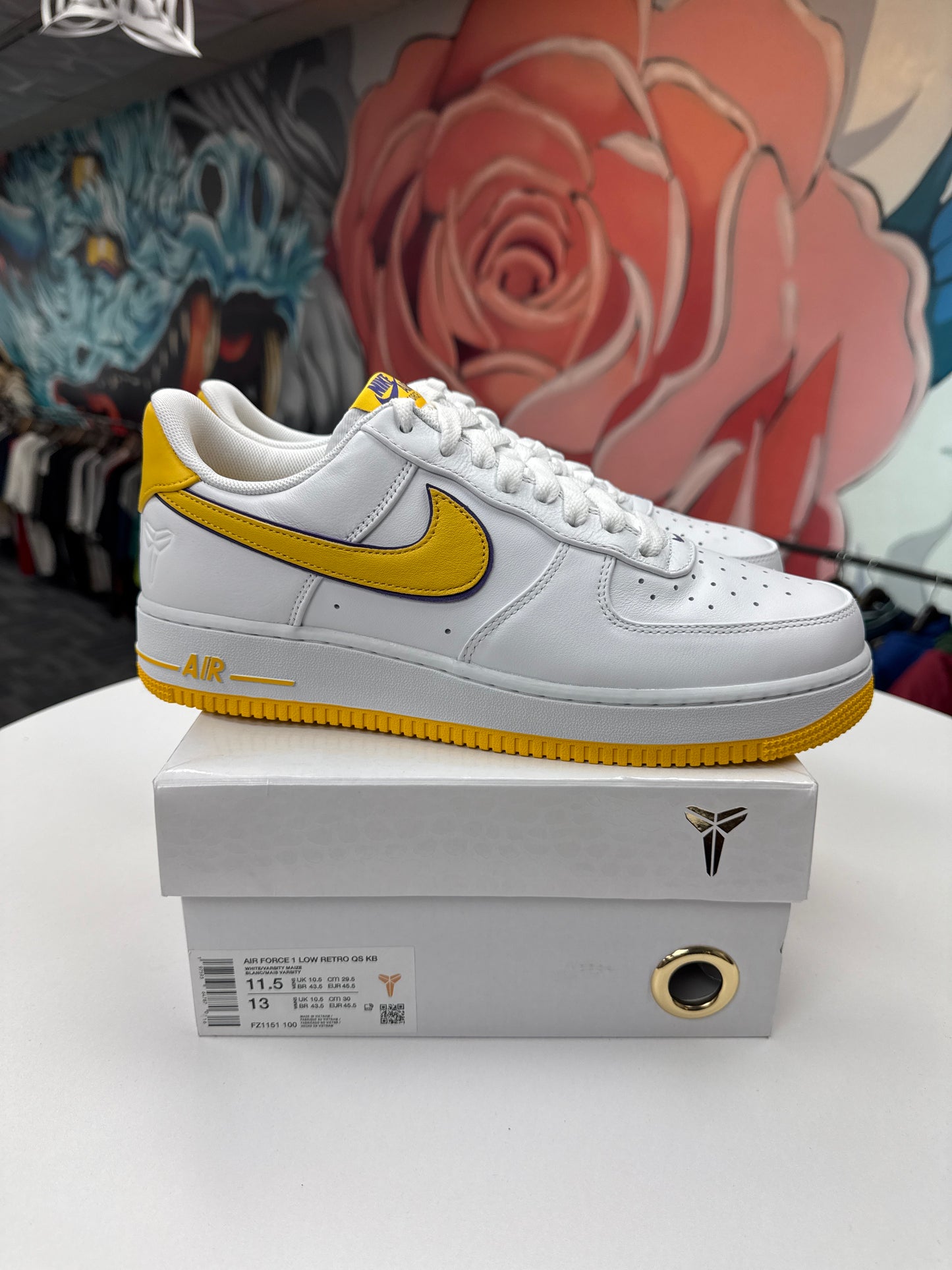 New Kobe AF1 Lakers Home