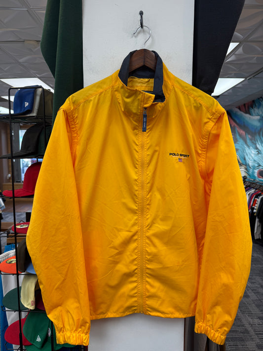 Vintage Polo Sport Yellow Track Jacket