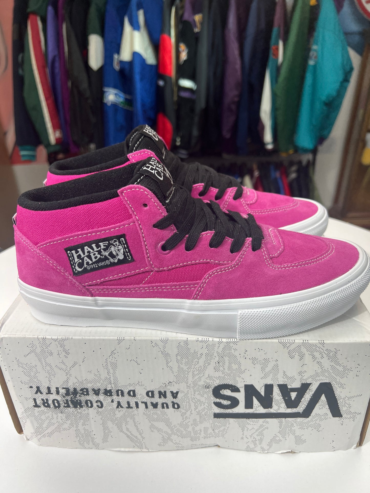 New Vans Skate Half Cab Pop Hot Pink