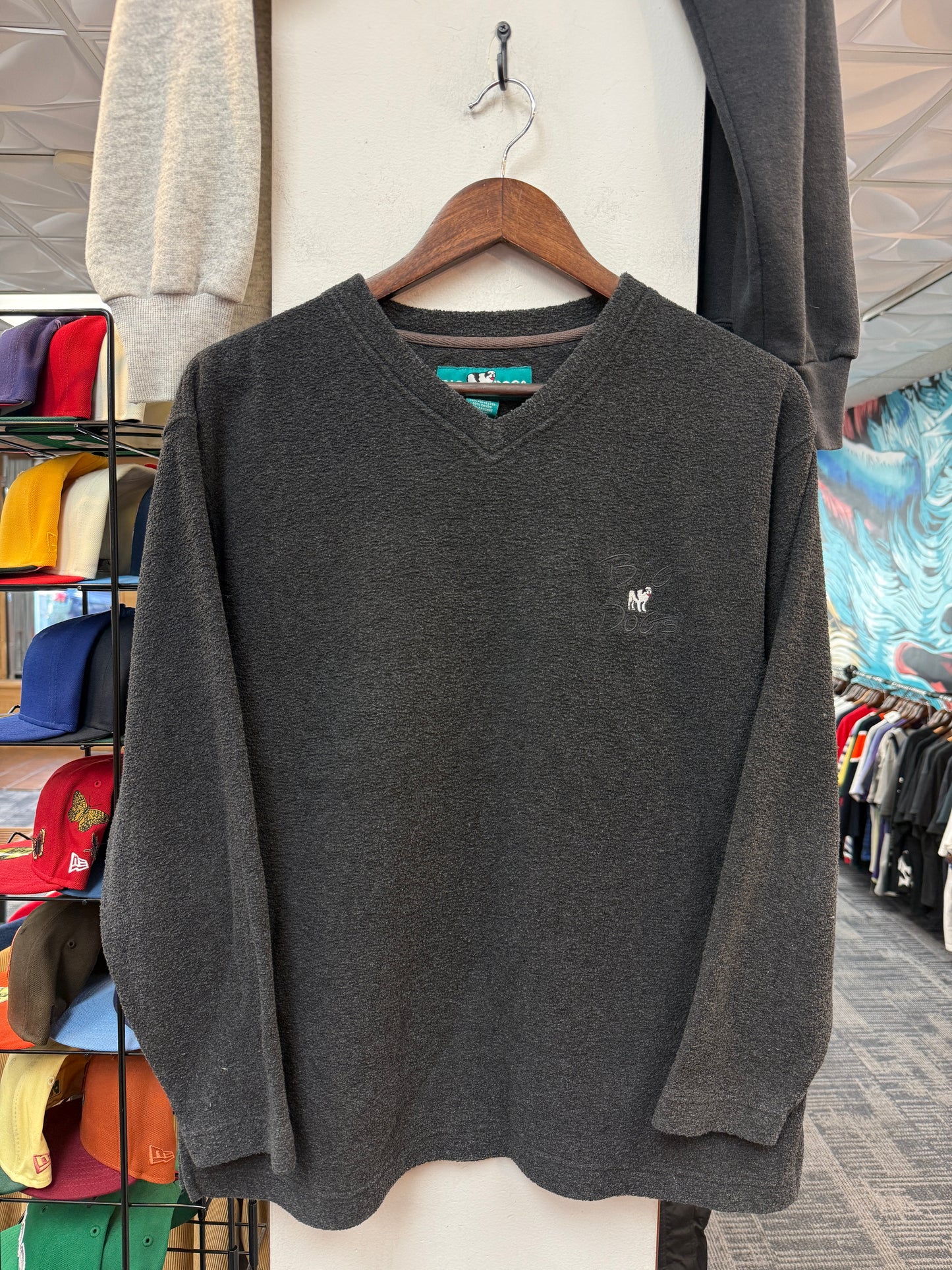 Big Dogs V Neck Crewneck