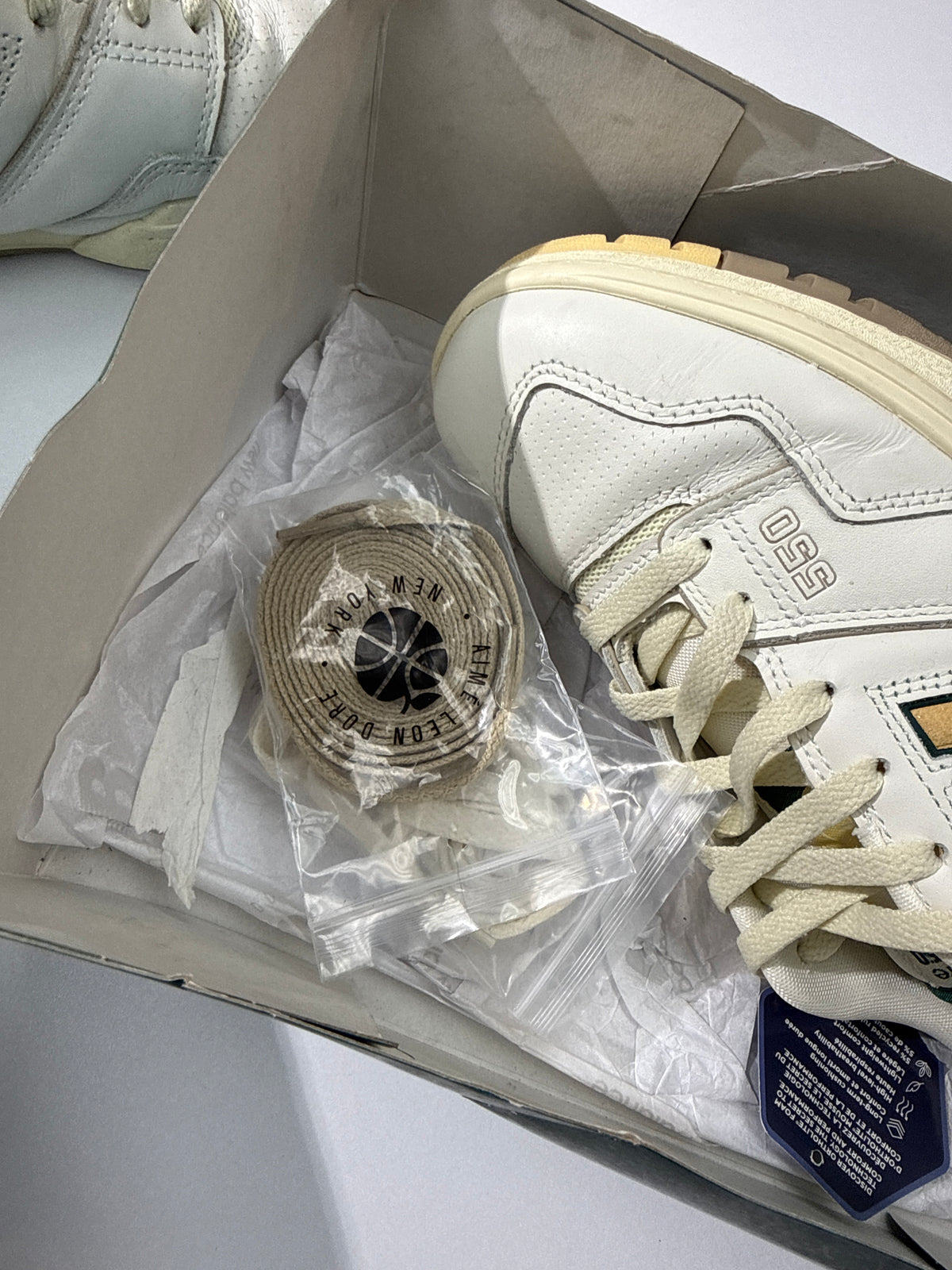 Preowned New Balance x ALD 550 Natural Green