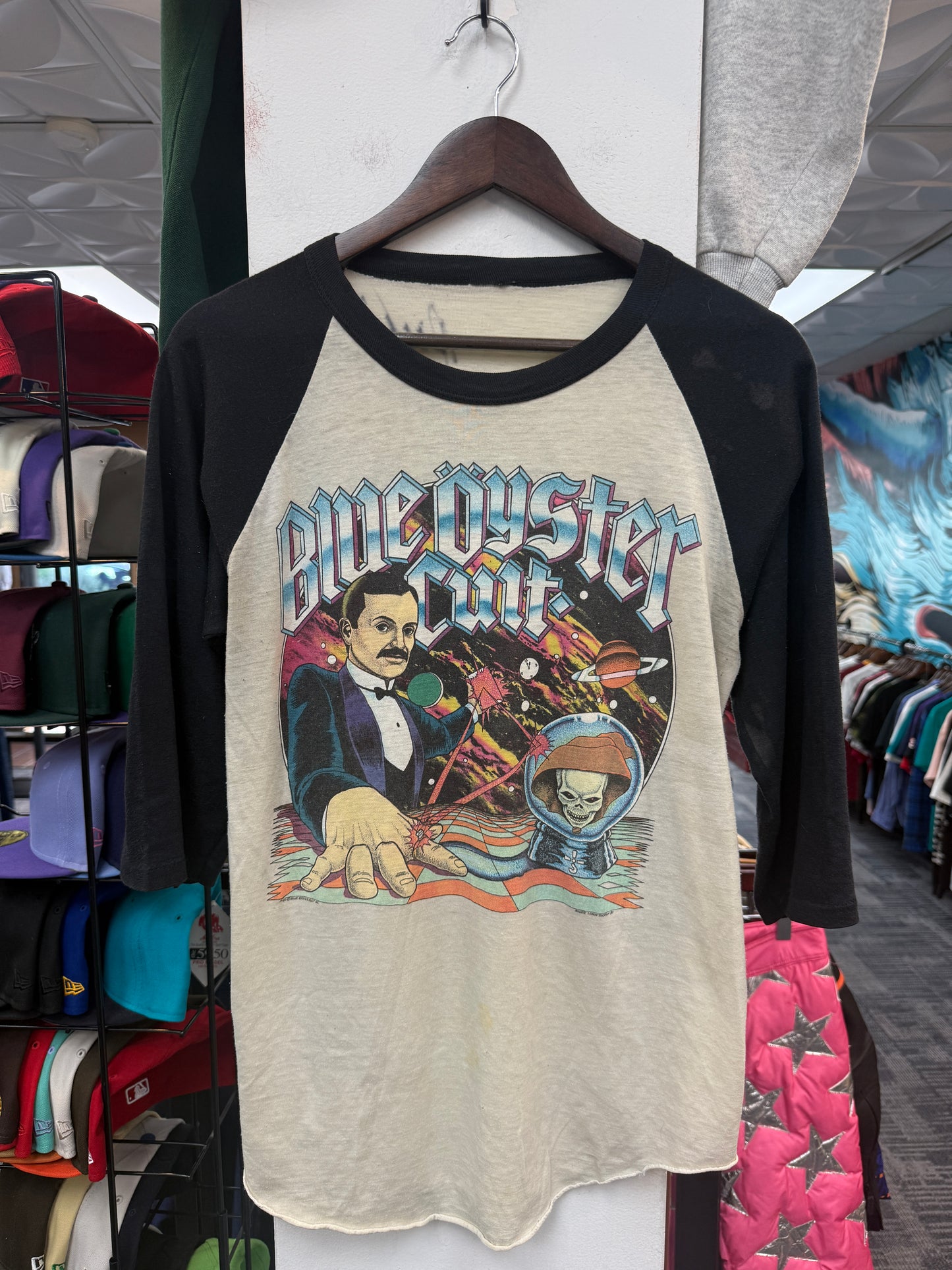 Vintage Blue Oyster Colt Raglan Shirt