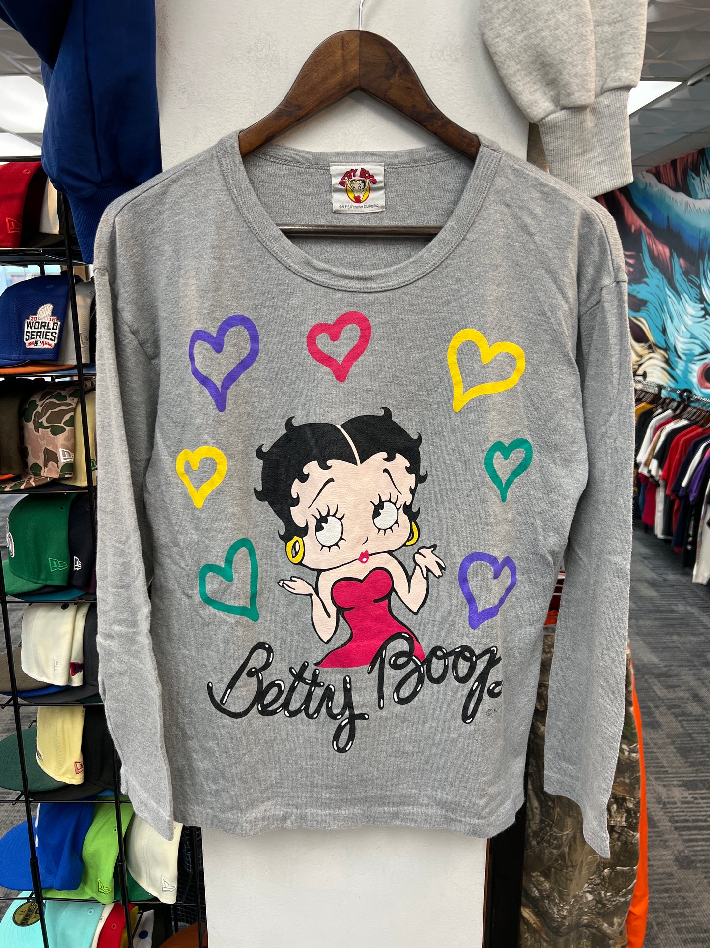 Vintage Betty Boop Long Sleeve Tee