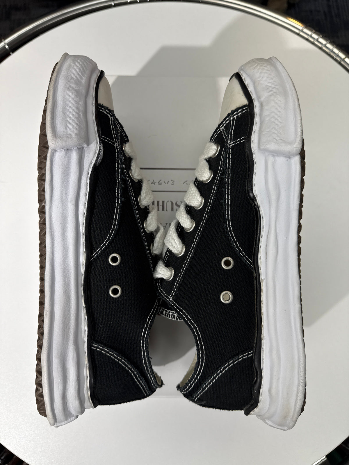 Preowned Maison Mihara Yasuhiro Peterson OG Canvas Low