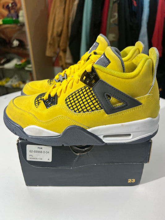 Preowned Jordan 4 Lightning