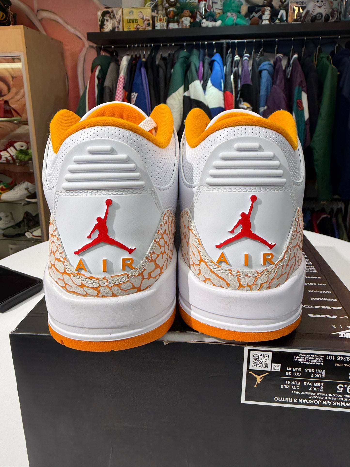 New Orange Peel Jordan 3