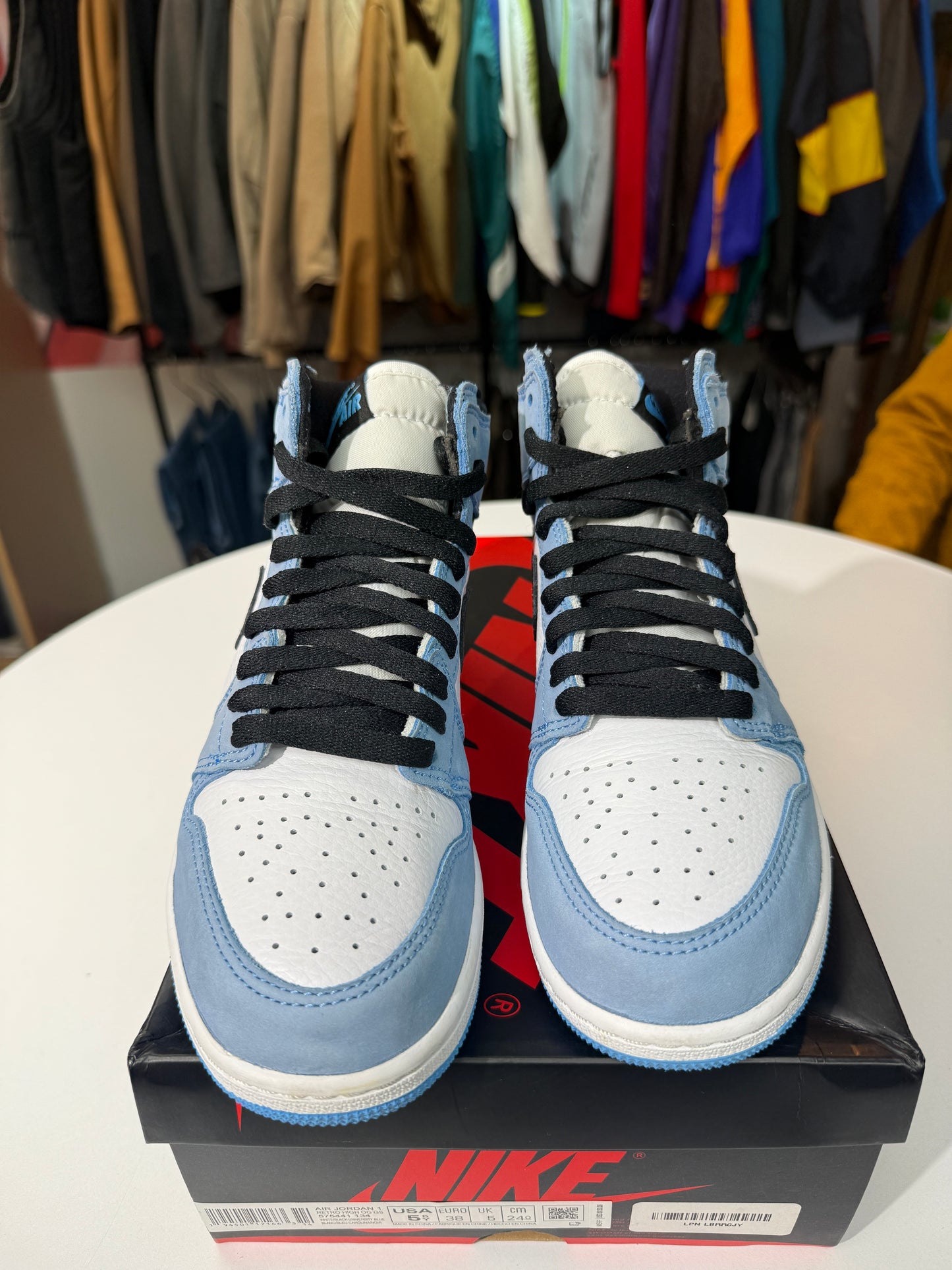Preowned University Blue Jordan 1