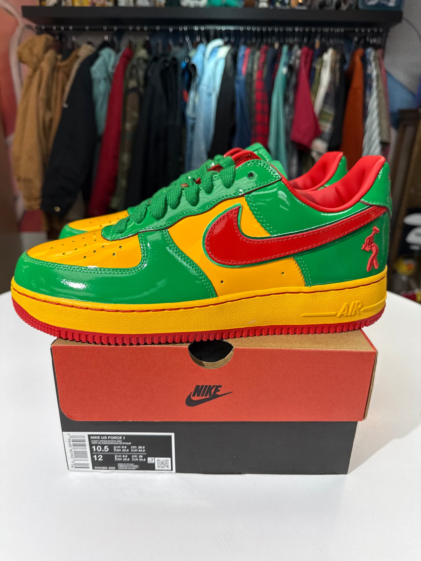 New Nike AF1 Lil Yachty Concrete Boys Lucky Green