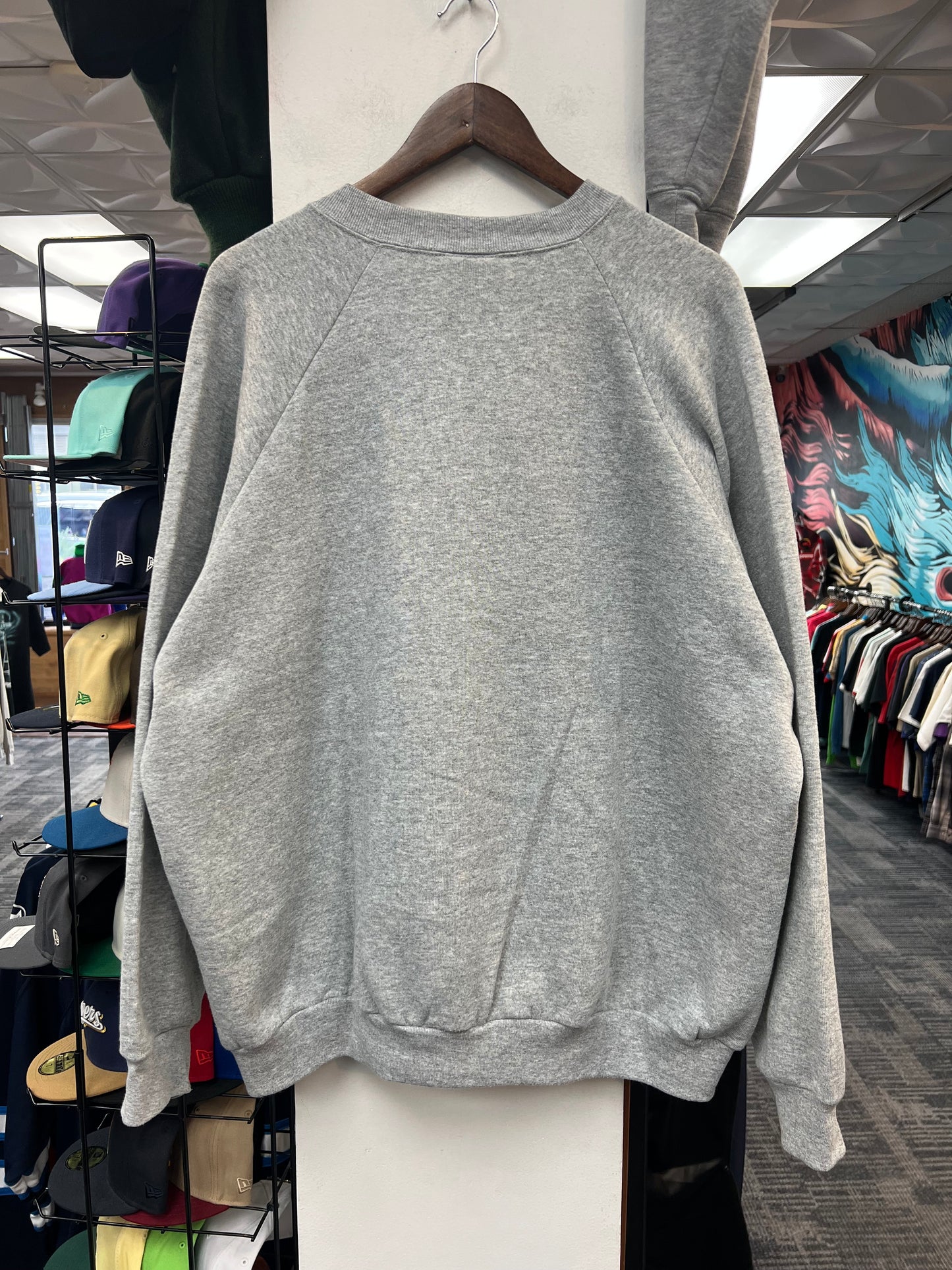 Rush Crest Crewneck Sweatshirt Grey/Green