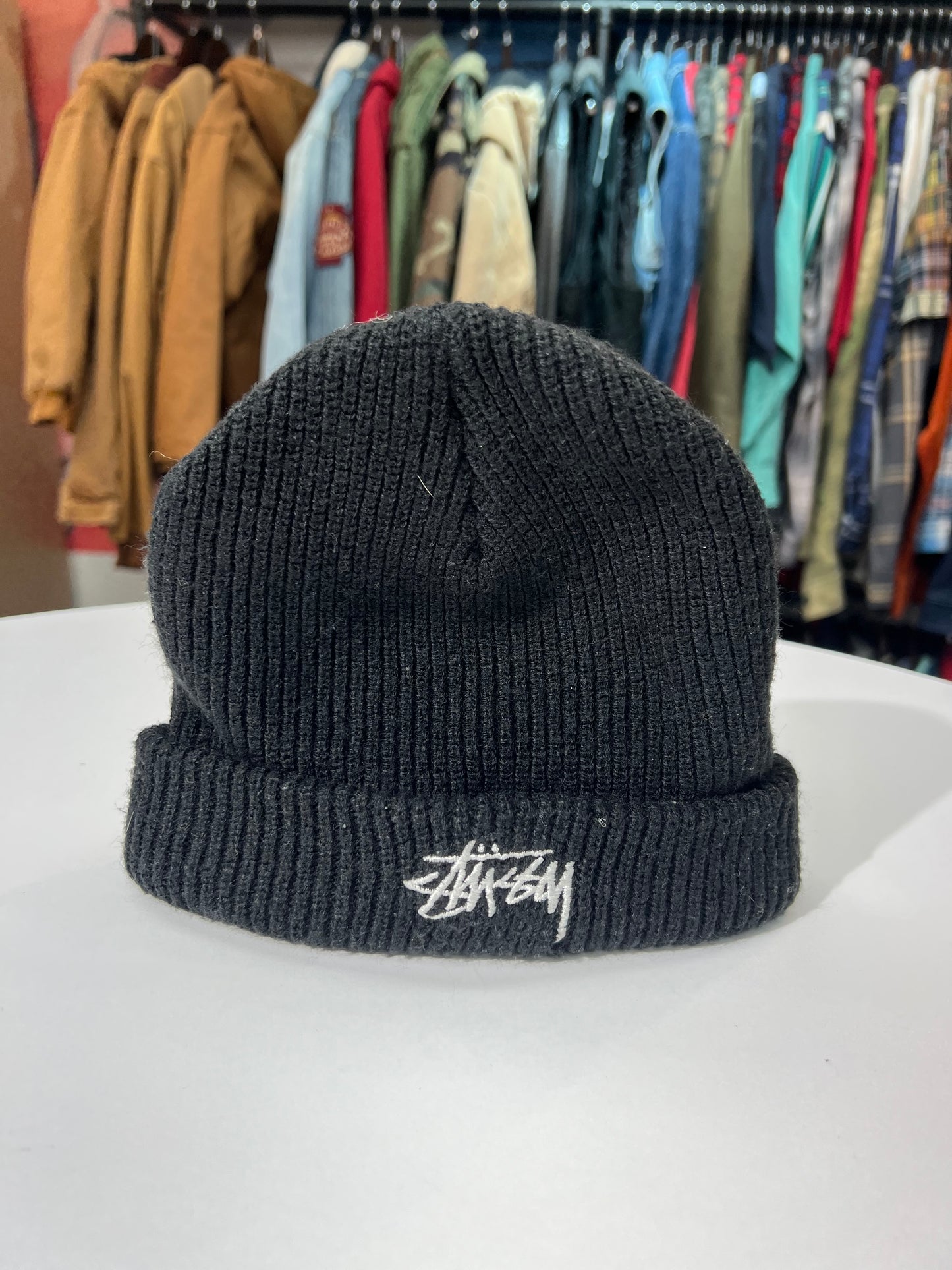 Stussy Stock Cuff Beanie Black