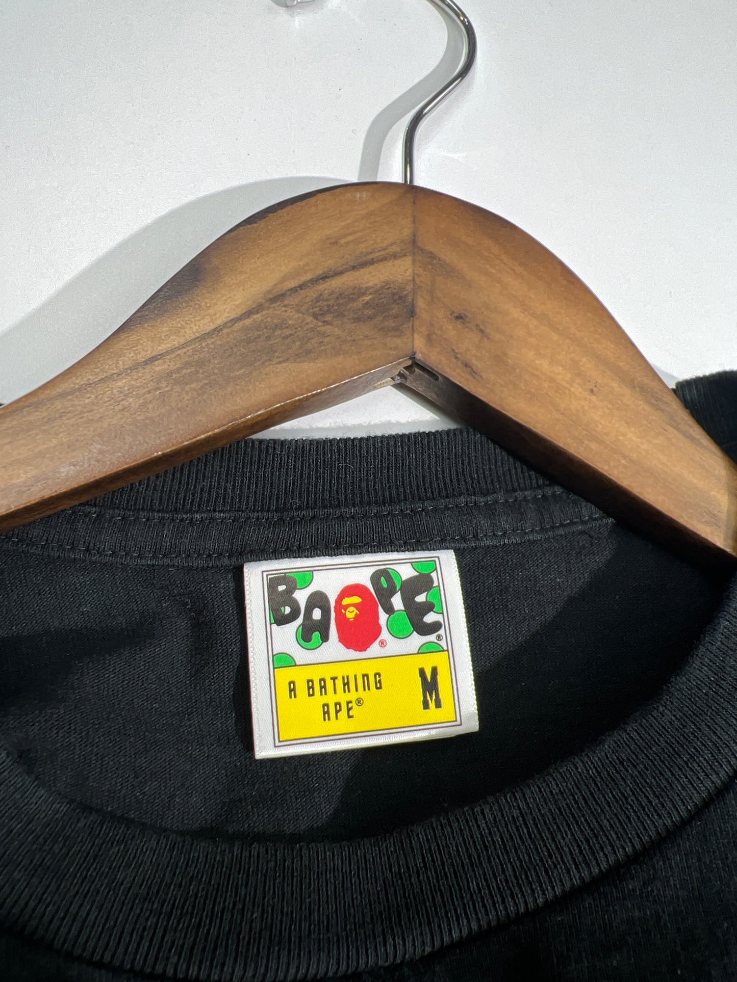Bape College Camo Black Tee