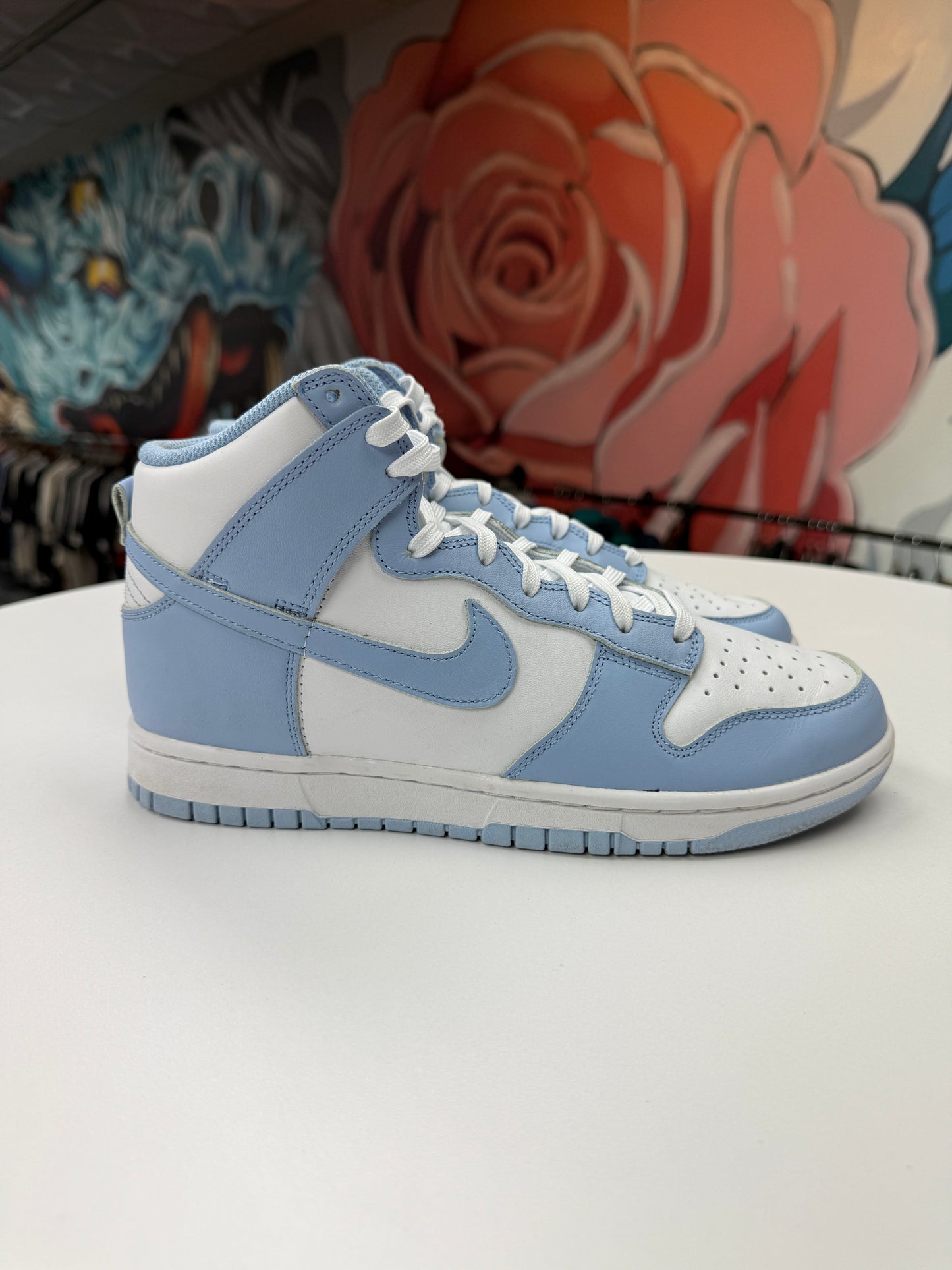 Preowned Nike Dunk High Aluminum