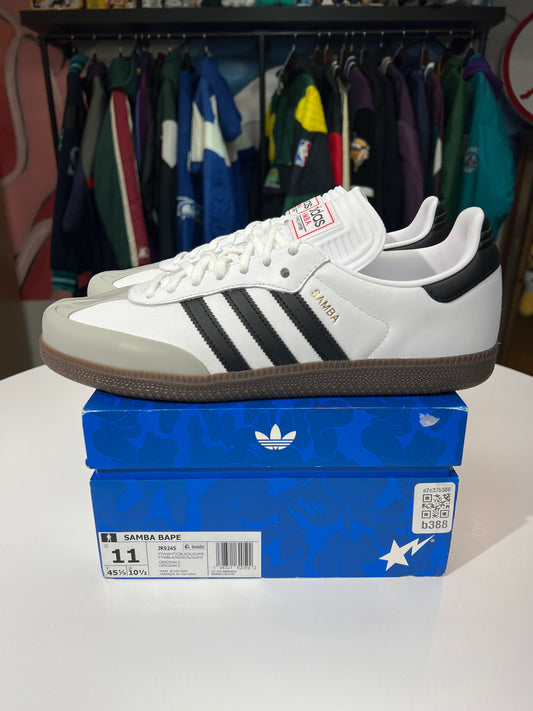 New Adidas x BAPE Samba White Black Gum