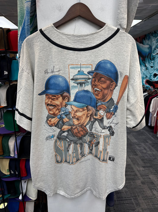 Vintage Seattle Mariners Cartoon Graphic Jersey