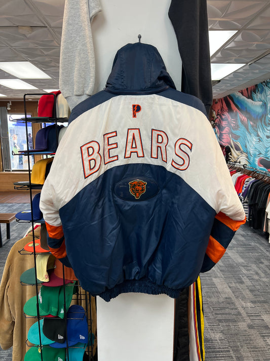 Vintage Chicago Bears Full-Zip Hoodie Jacket