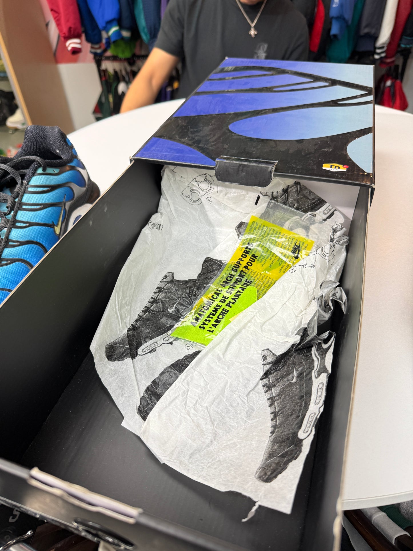 Preowned OG Hyper Blue Air Max Plus
