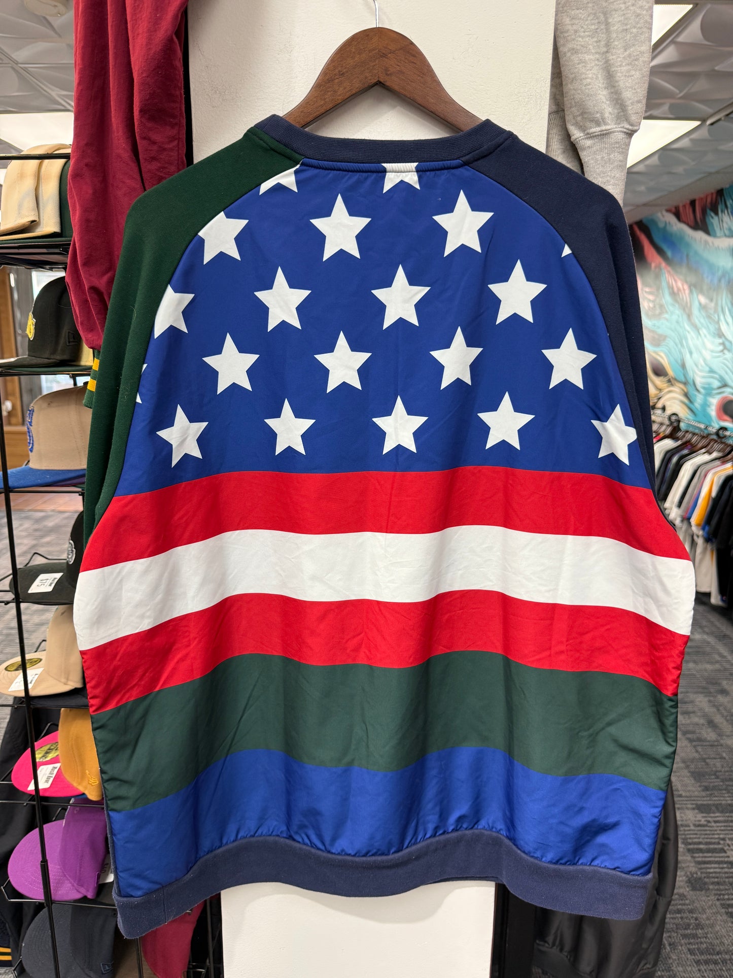 Vintage Polo Ralph Lauren Flag Ski 92 Cookie Crewneck