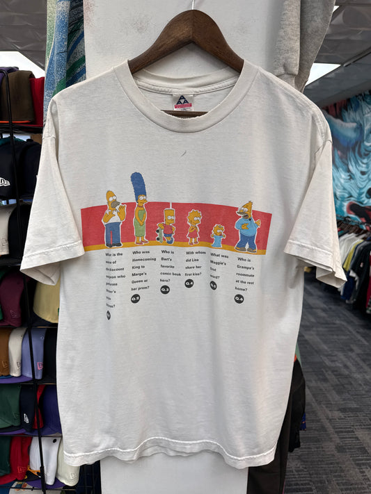 Vintage The Simpsons Q&A Tee