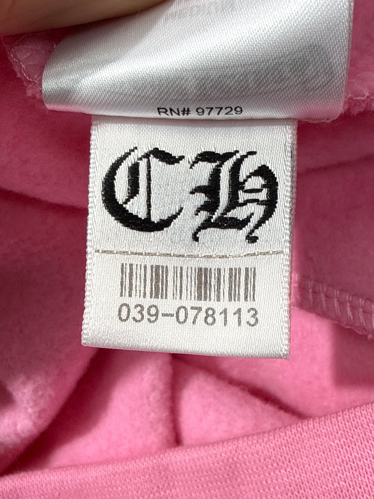New Chrome Hearts T-Bar Pink Hoodie