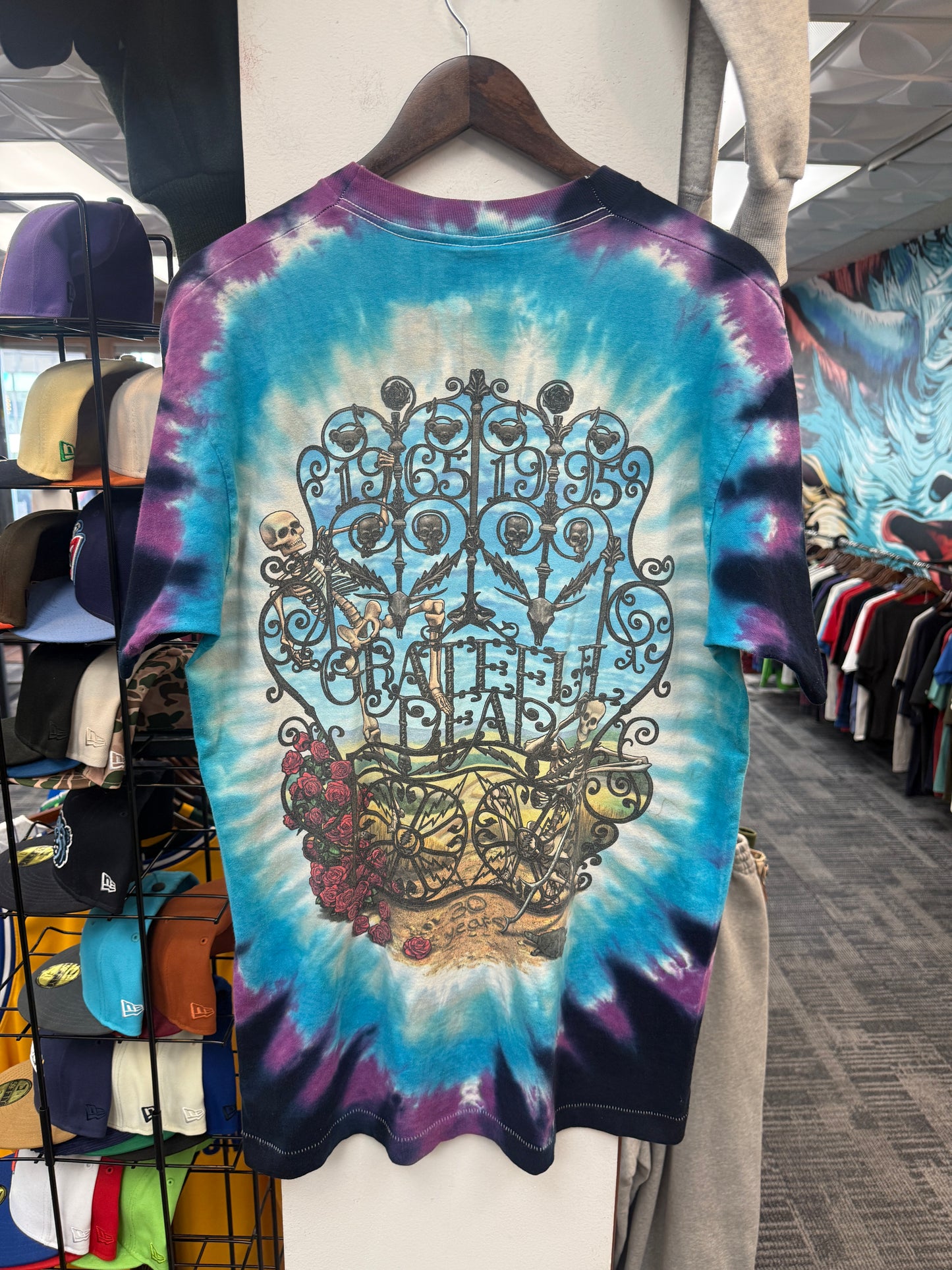 Vintage 1995 Liquid Blue Grateful Dead 30 Years Tee