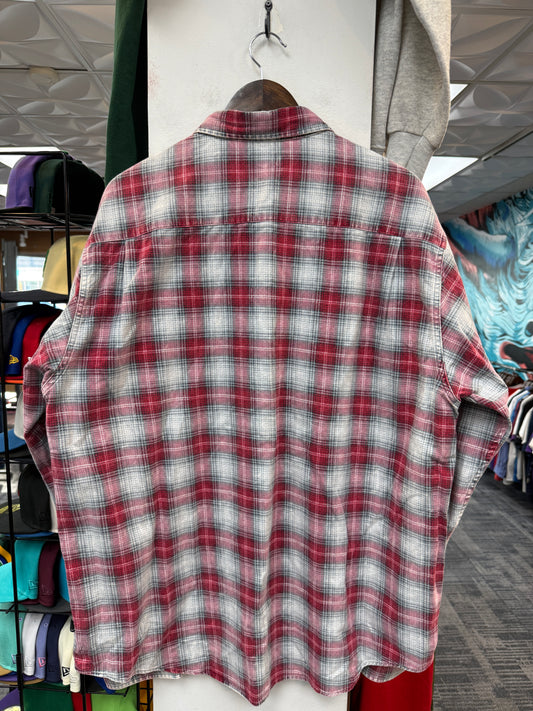 New Stussy Dax Red Flannel