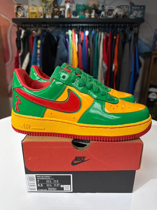 Preowned Nike AF1 Lil Yachty Concrete Boys Lucky Green