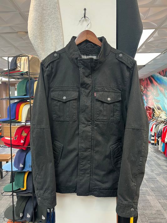 Levi’s Black Sherpa Lined Trucker