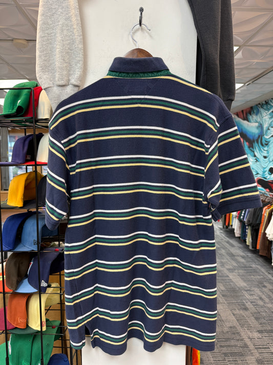 Tommy Hilfiger Blue Green Stripe Polo