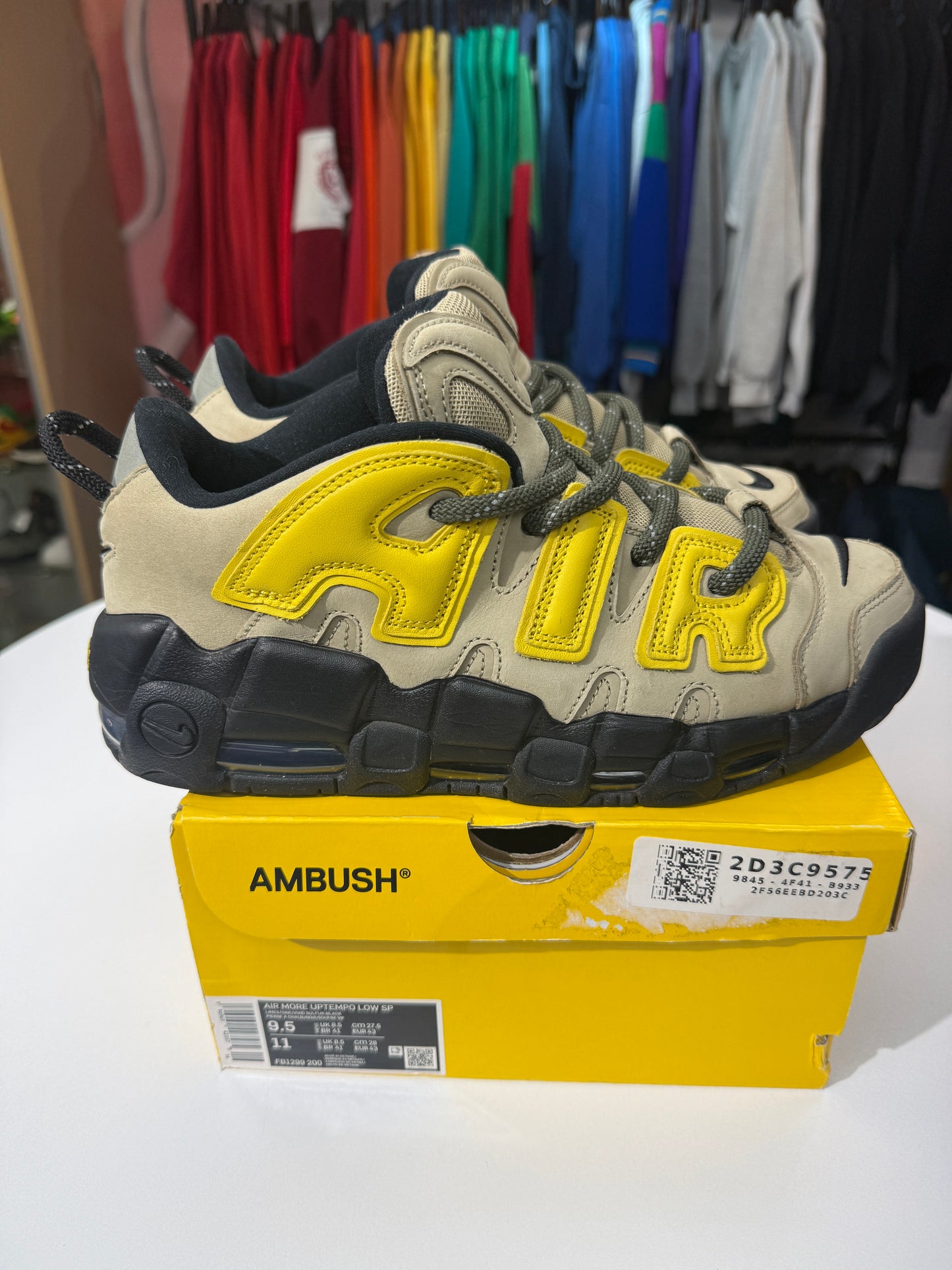 Preowned AMBUSH Limestone Air Uptempo Low