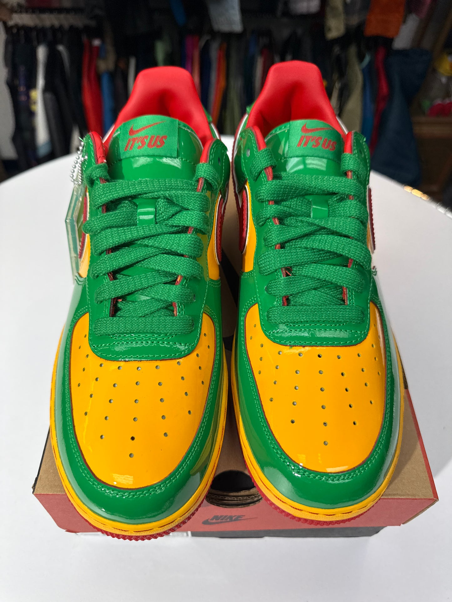 New Nike AF1 Lil Yachty Concrete Boys Lucky Green