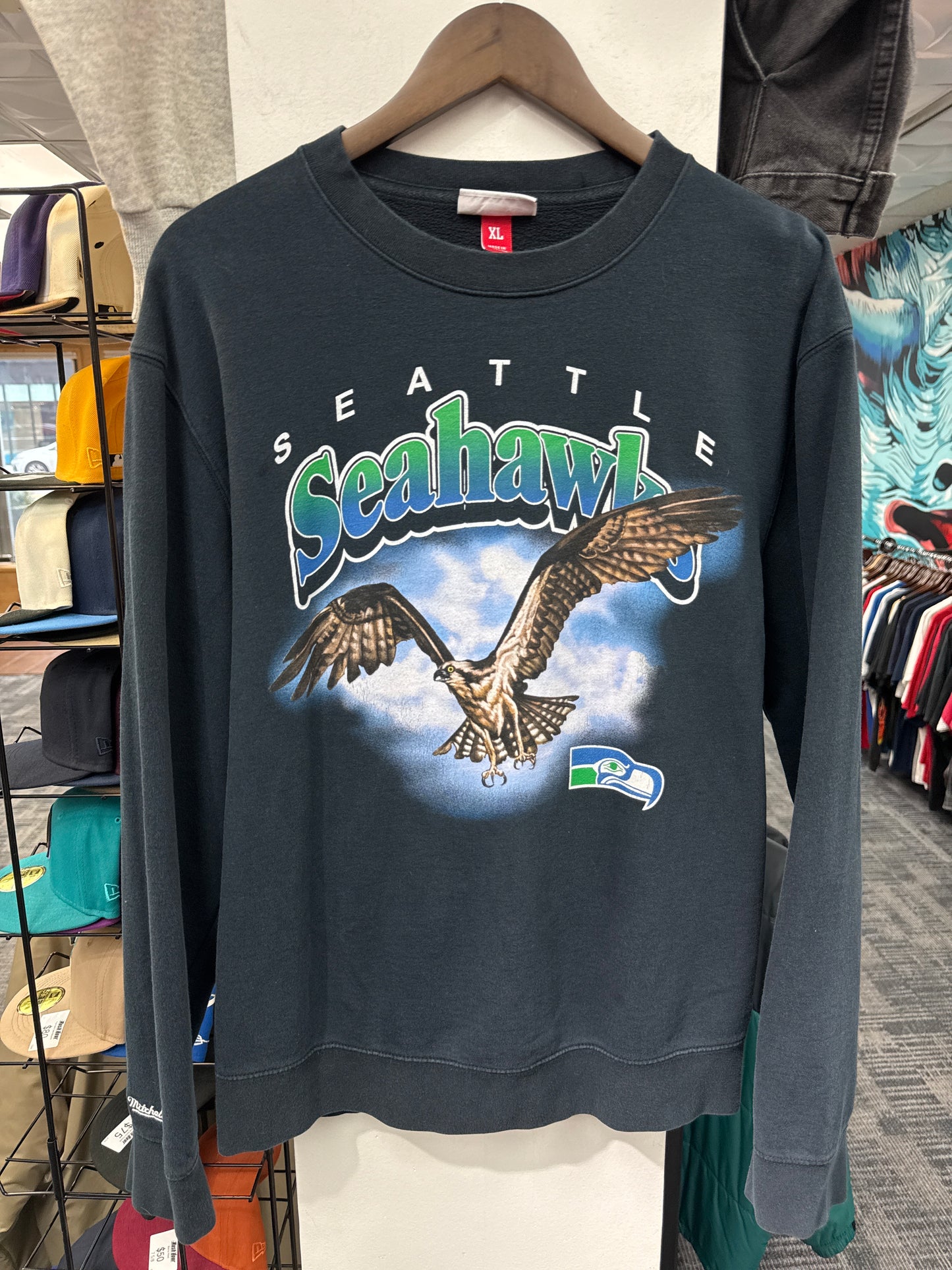 Mitchell & Ness Seahawks Crewneck