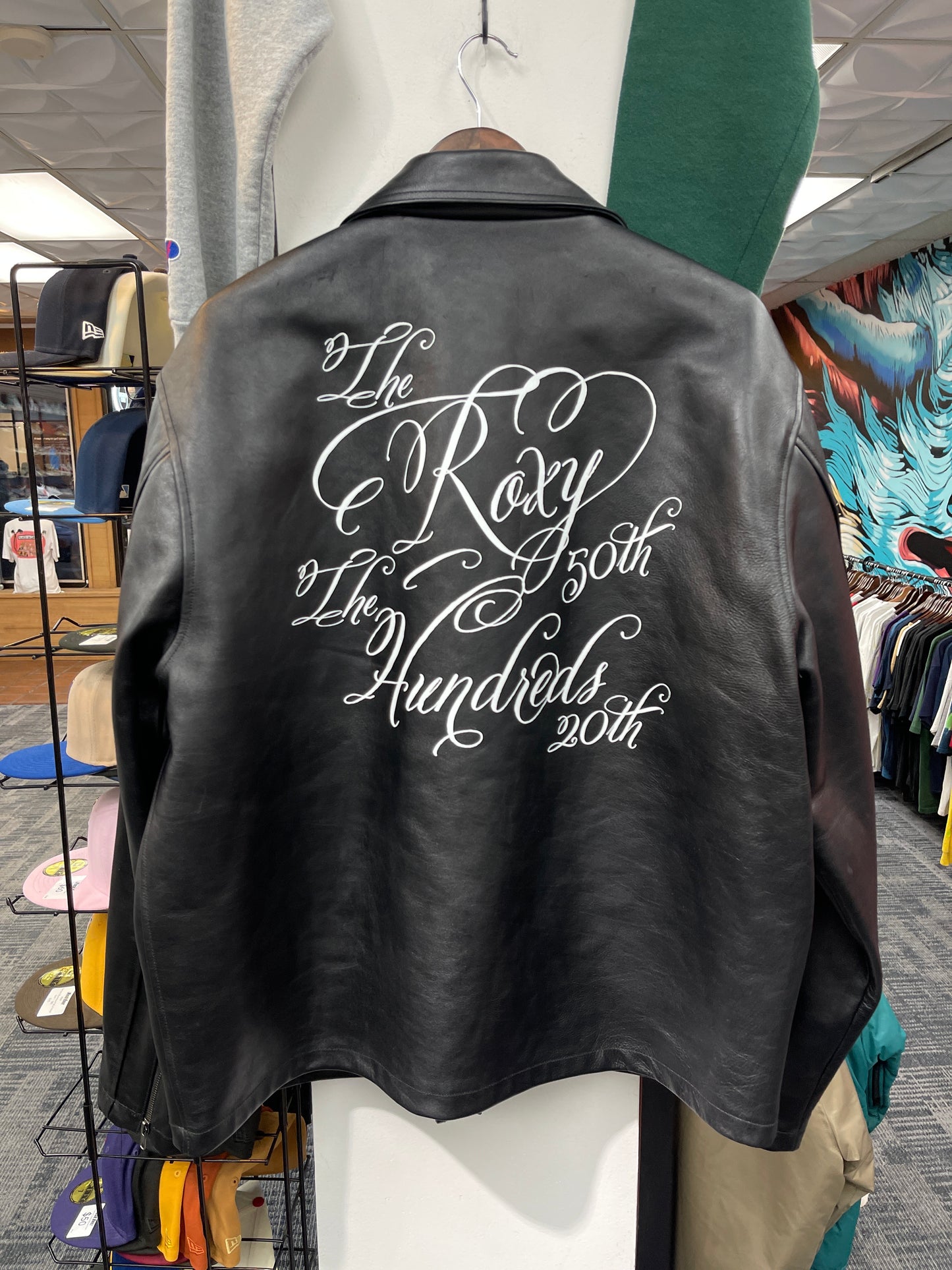 The Hundreds Roxy Theatre Biker Leather Jacket