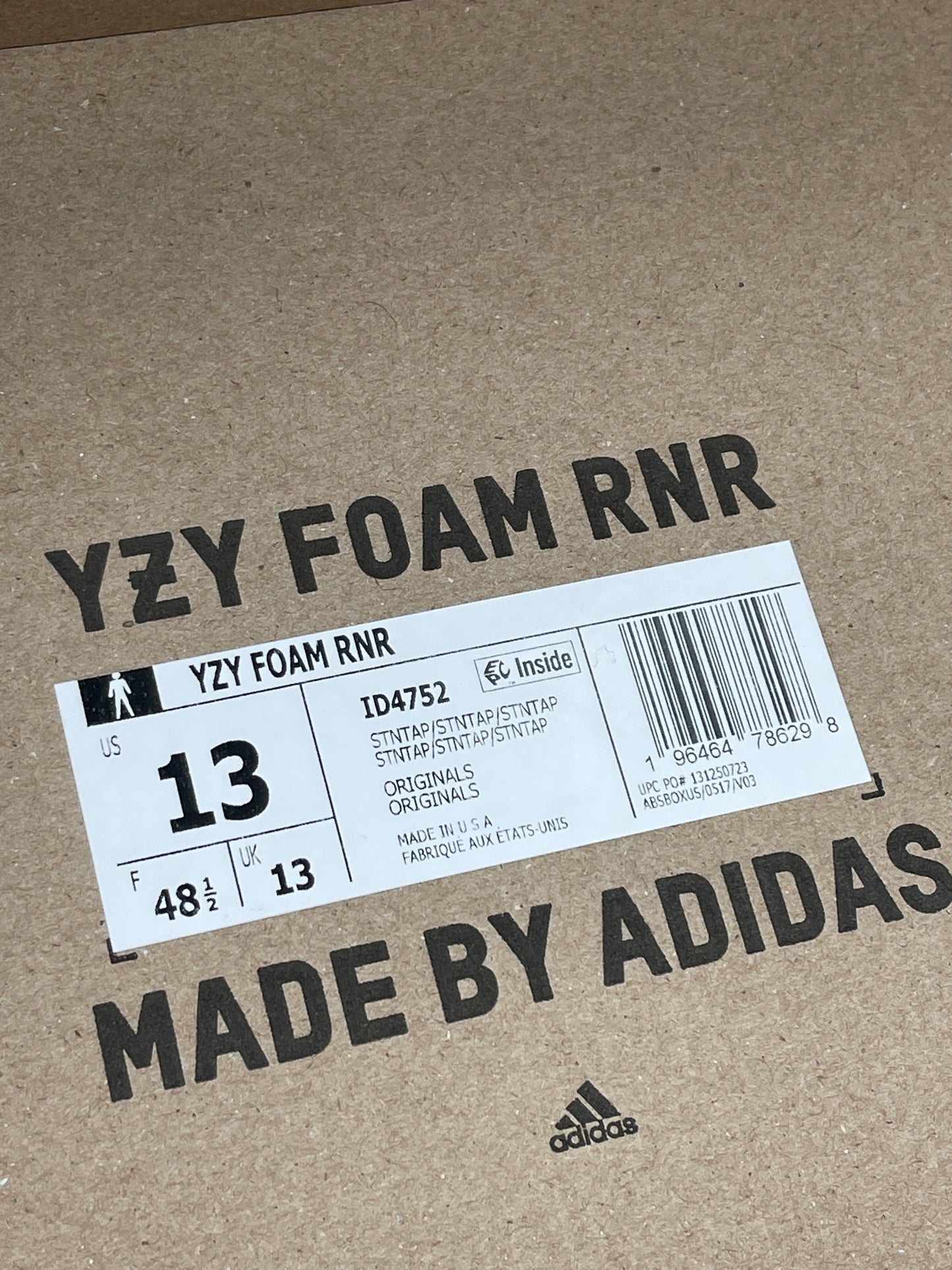 New Yeezy Foam RNNR Stone Taupe